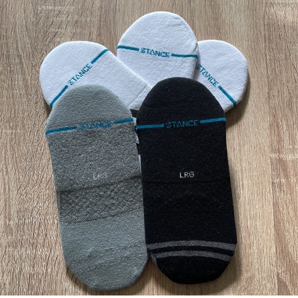 (5) New Stance No Show Socks,L